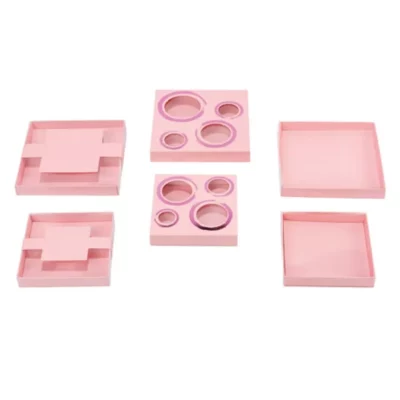 Boites rose pour chocolat