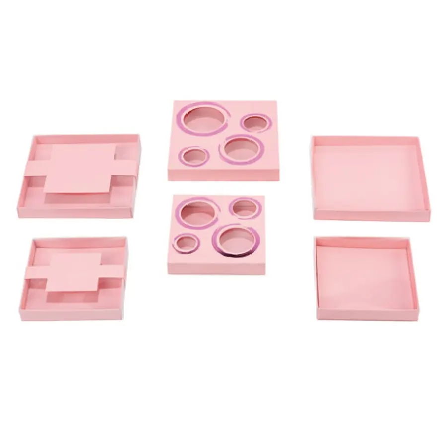 Boites rose pour chocolat