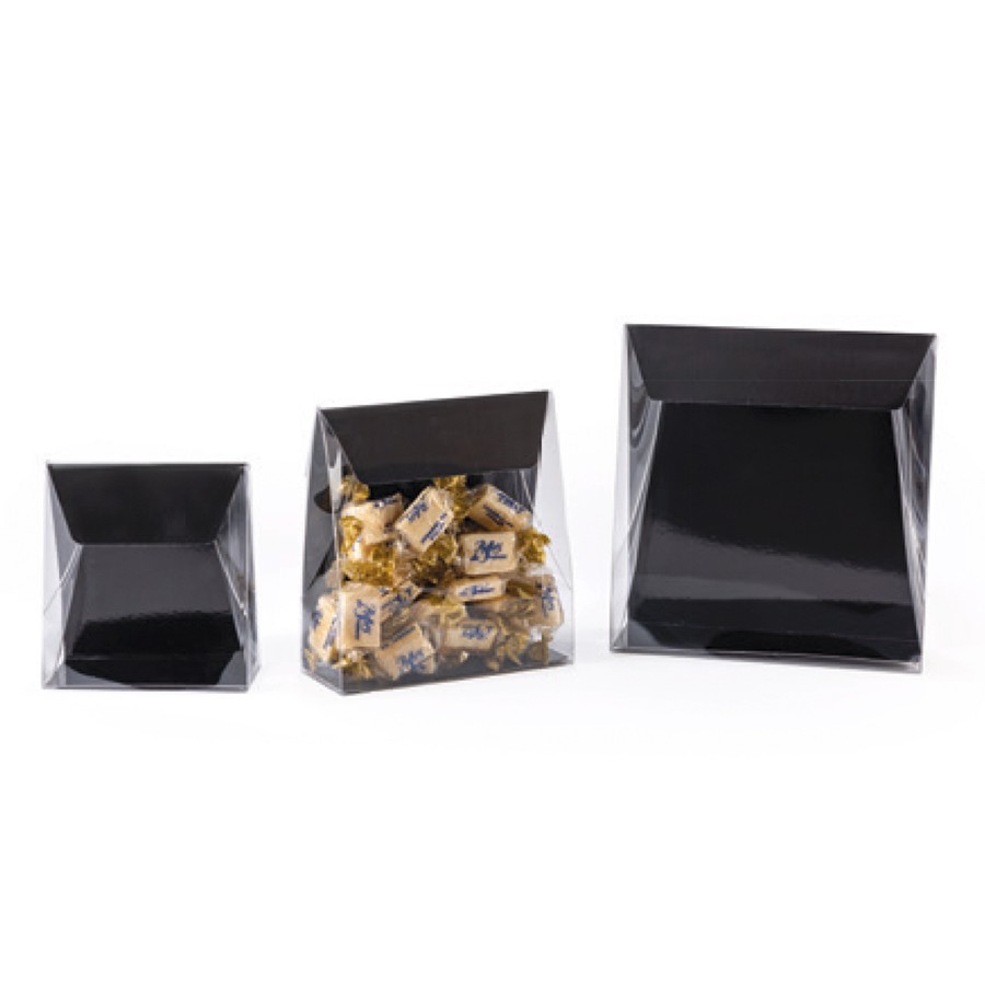 Pochette à fenêtre noir