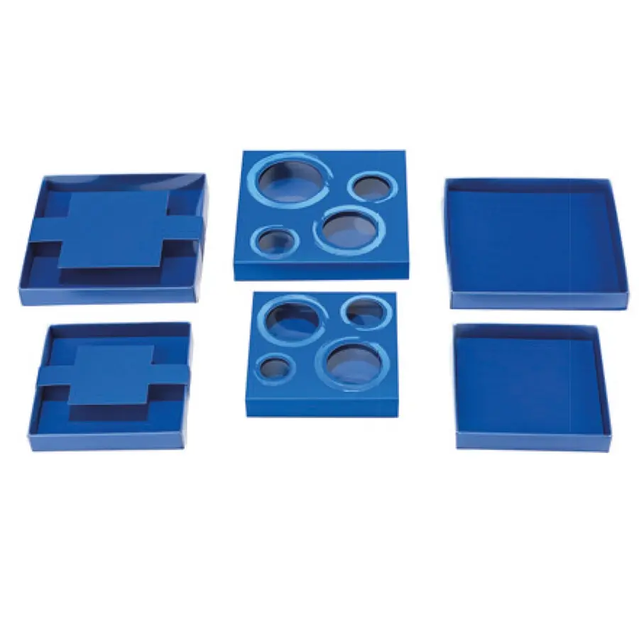 Boite bleue pour chocolats