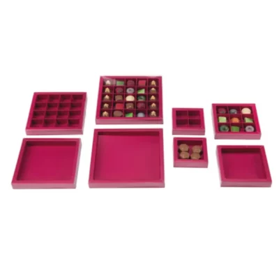 boites d'emballage plate pour chocolat