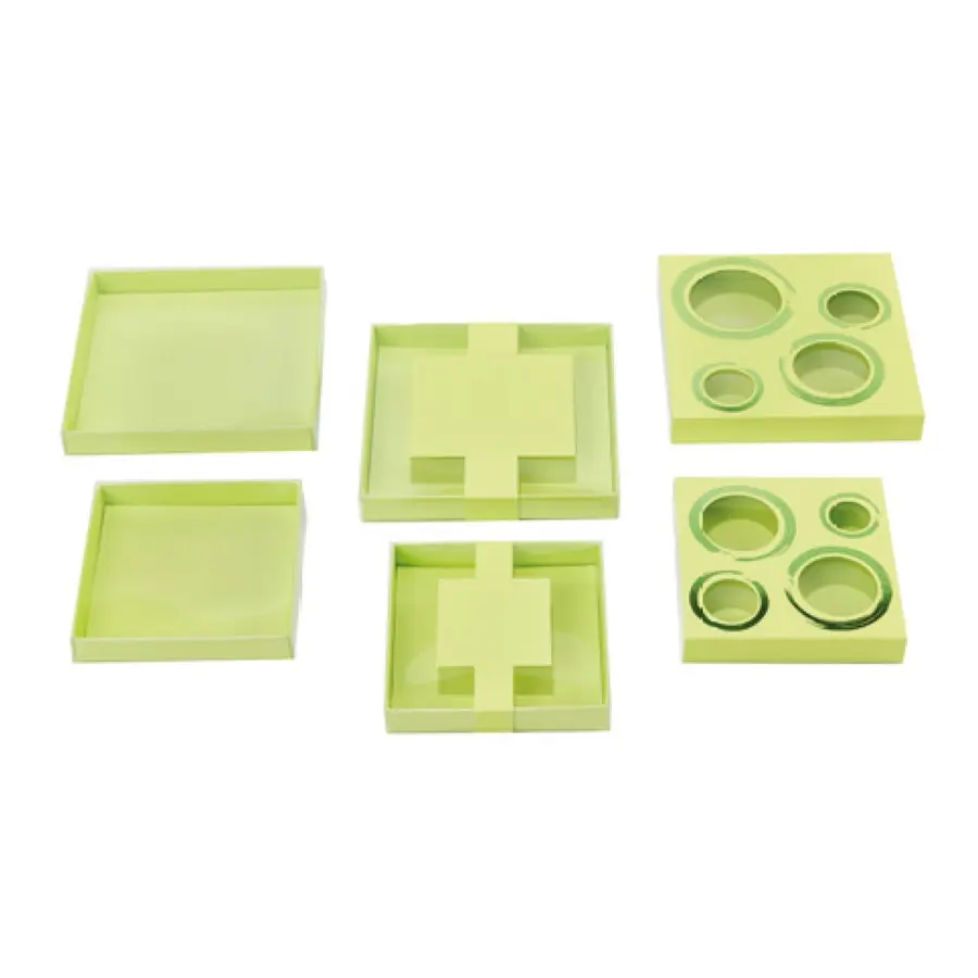 Boite vert pistache pour chocolat