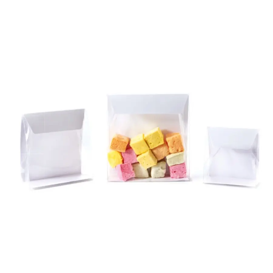 Pochette à fenêtre blanc