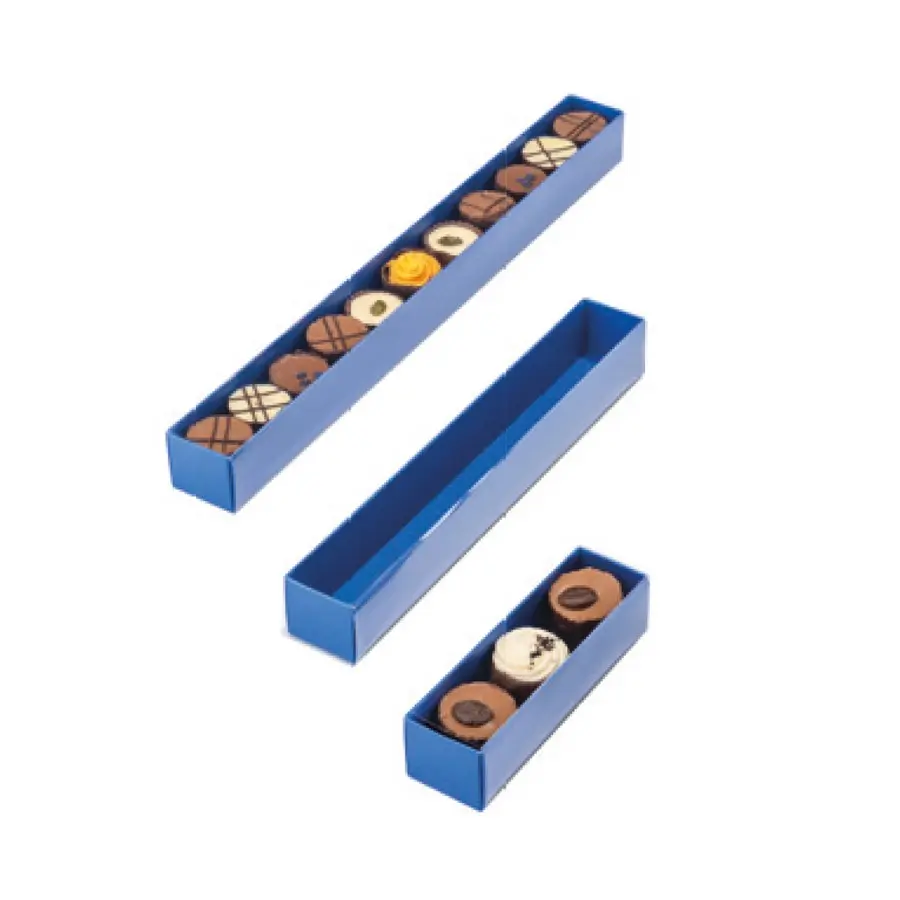 réglette pour chocolat bleu