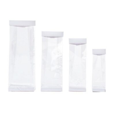 Socles et fermetures pour sachets cristal