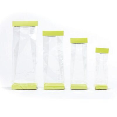 Socles et fermetures pour sachets cristal