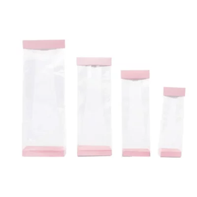 Socles et fermetures pour sachets cristal