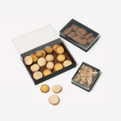 Biscuit box black (hauteur 40 mm)
