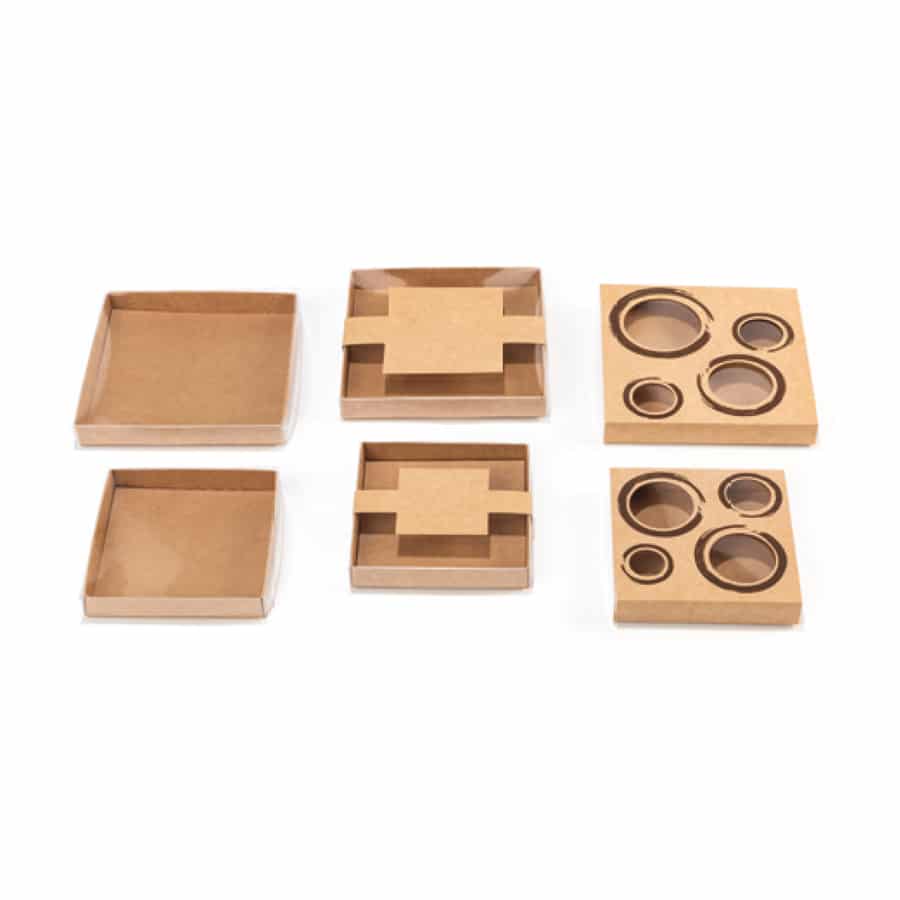 Boite kraft pour chocolats