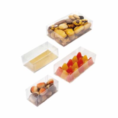boites pvc transparent pour gâteaux et bonbons