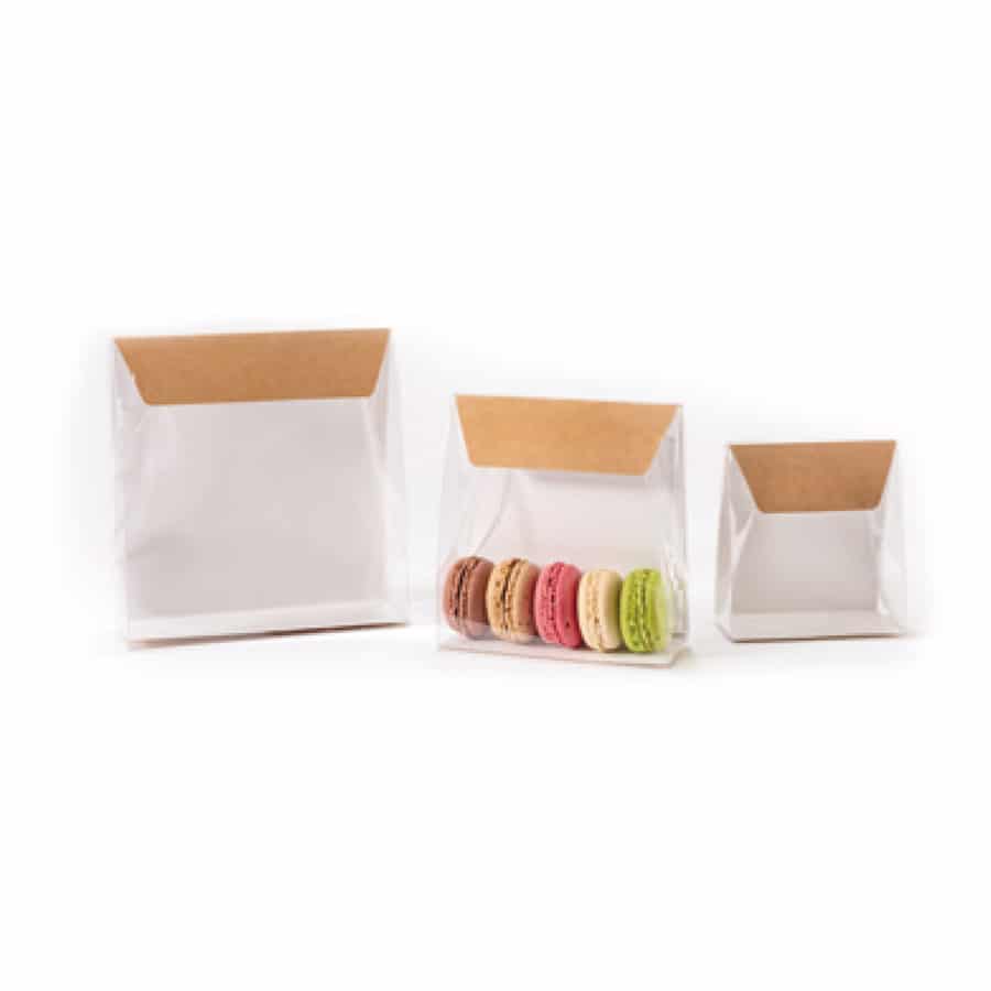 Pochette à fenêtre kraft