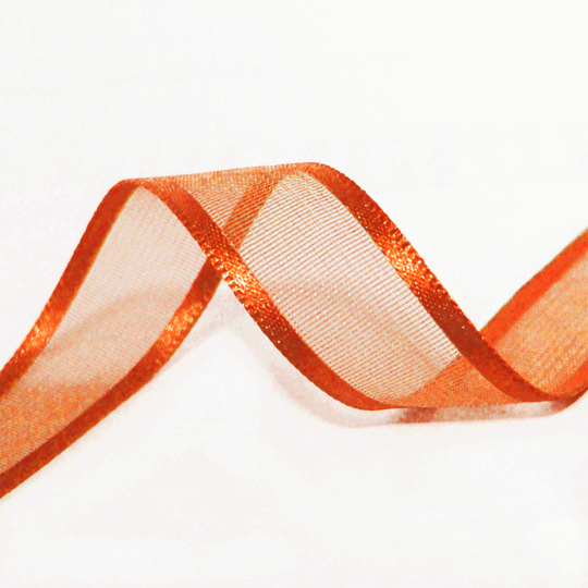 Ruban organza orange