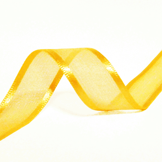 Ruban organza jaune