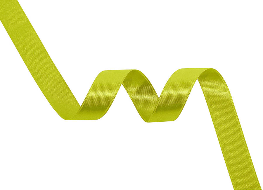 Ruban satin vert espoir