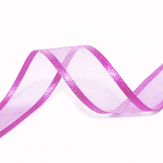 Ruban organza fuschia