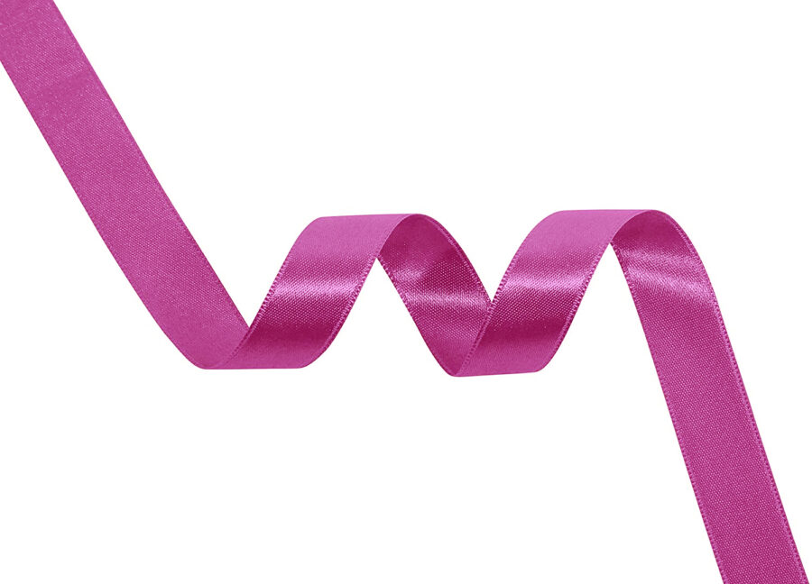 Ruban satin fuschia