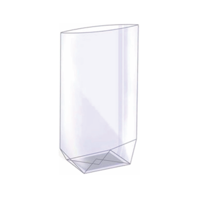 Sachets cristal fond croisé